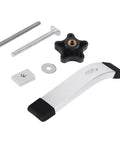 Fast Acting Hold Down Clamp Set For T Slot And T Track Workholding In Woodworking And Metalworking With Easy Positioning And Hand Knob components