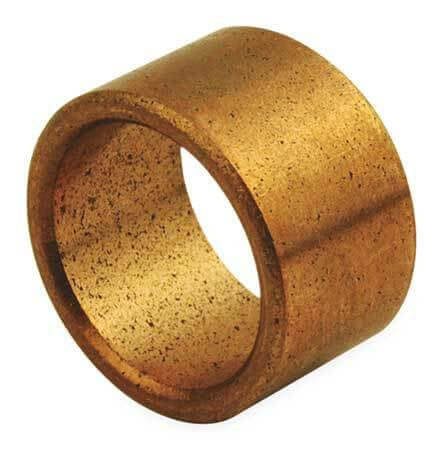 Sintered bronze plain bushing from Sleeve Bearing Pack of 3, Sintered Bronze Plain Bushing 7/16×9/16×5/8 in, Turbo 68 Lubricant