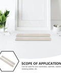 Dead Easy Self Adhesive Drawer Slide Guiding Rails For Quick Cabinet Closet Wardrobe Project Super Smooth Glide placed on a white surface.