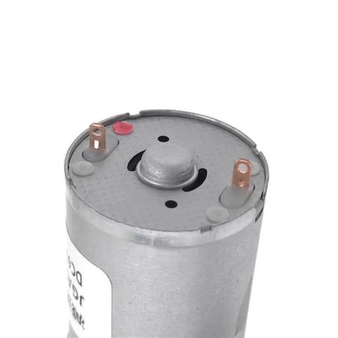 One Pro Tier Jga25 High Torque DC Gear Motor crushes heavy loads with copper terminals and smooth rotating design.