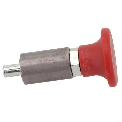 Spring Loaded Pull Pin For Gym Machines And Fitness Equipment Heavy Duty Steel Plunger Pin with 1 inch diameter and red handle