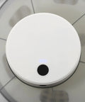 Top view of the Killer Electric Salad Spinner With Six Liter Capacity And Rapid Spin Motor Plus Splash Guard Drain Basket.
