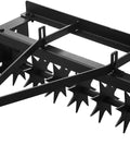 Tow Behind Lawn Aerator 32 Inch Heavy Duty Core Aerator Tool With Universal Hitch For Tractors And Zero Turn Mowers