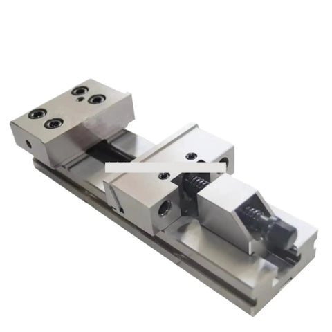 Rugged Precision Milling Vise for CNC Machines, high-accuracy steel bench tool vise showing firm jaws and smooth actuation.