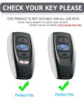 Subaru Key Fob Cover With Keychain For Forester Outback Crosstrek Legacy BRZ WRX STI 360 Degree Protection fit guide
