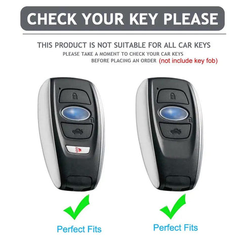 Subaru Key Fob Cover With Keychain For Forester Outback Crosstrek Legacy BRZ WRX STI 360 Degree Protection fit guide