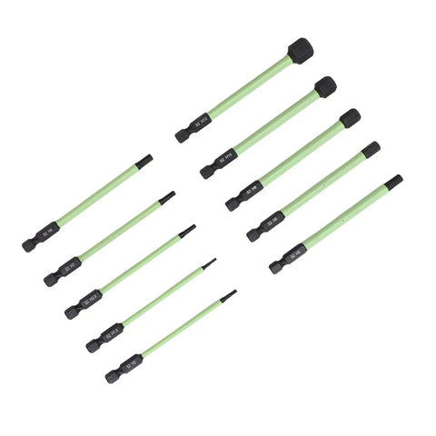 Top-Notch S2 Steel Hex Wrench Drill Bit Set with 1 4 Inch Shank And Storage Box For Tough Impact Driver Jobs On All Home Improvement DIY Projects That Actually Last, 10 bits