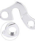 Rear Derailleur Hanger For Mountain Bike Aluminum Alloy Dropout Adapter Tail Hook displayed with close-up of mounting hole