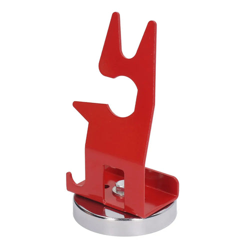 Solid Welding Torch Holder With Super Strong Magnetic Base keeps MIG tool secure on steel workbenches with rust-proof design.