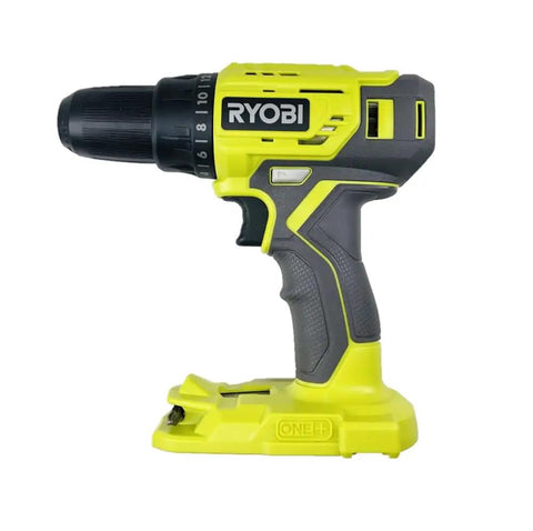 Cordless 18V Half Inch Drill Driver with Keyless Chuck, Tool Only for Home DIY Projects and Light Construction, Side View