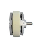 Side view of 1.2 Kg Magnetic Powder Brake for Single Axis Machinery showing durable construction and stable operation.