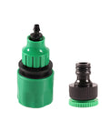 One Way Quick Hose Fittings Connector Kit Fits G1/2 And G3/4 Inch Hoses 1/4 And 3/8 Inch Adapters 50 Piece green plastic hose connectors