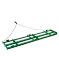 Heavy Duty Tow Behind Drag Harrow For ATV UTV Tractor And Lawn Care, 8 Ft Wide With Adjustable Bars And 72 Inch Chain, rust-resistant iron