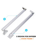 Overhead Door Closer With Soft Close Automatic Gas Spring 110 Degree Positioning For Precise Opening 30 Kg Load Capacity Indoor Mount