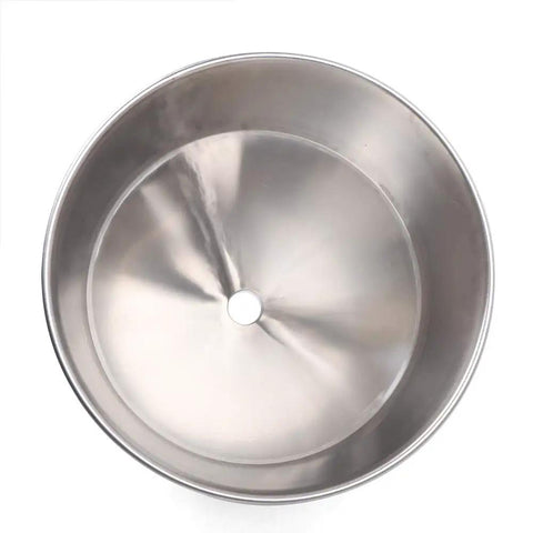 Top view of Heavy Duty 30L Stainless Steel Hopper Flows Liquids And Pastes Dang Smooth For No Fuss Commercial Filling Line Production With Killer Performance.