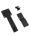 16 Piece Iron Gate Latch And Heavy Duty Fence Lock With Gravity Bolt Design parts including latch and strike plate.