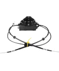 Upgraded Rear Electric Parking Brake Actuator Control Unit Direct Bolt On For BMW X6 E71 E72 2008 To 2014 with cables and housing.