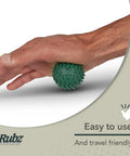 Foot Rubz Hand And Back Massage Ball For Plantar Fasciitis Pain Relief Sore Feet And Tight Muscles in hand