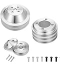 All-In-One Ford Small Block V Belt Pulley Kit With Alternator, 3V Crankshaft, And 2V Water Pump For 1969-Up CNC Aluminum Kit