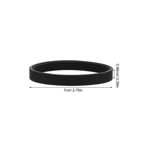 Top Shelf 4Pc Replacement Rubber Drive Belt Kit For Planer Machinery, 218Mm Perimeter, Tight Fit Black Rubber Bands, Straight Fix For Woodworking Jointer Planers, Rock Solid Performance, 7cm diameter rubber drive belt.
