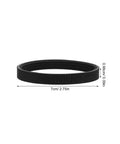Top Shelf 4 Pack Electric Planer Replacement Drive Belt 218mm Perimeter Black Rubber accessory, 7cm diameter, ideal for woodworking.