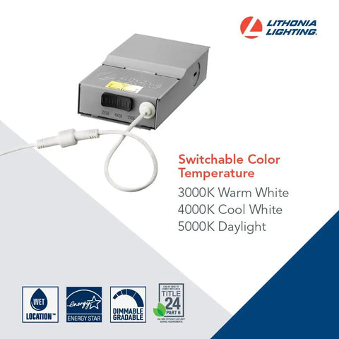 Control box for Ultra Slim 4 Inch LED Recessed Wafer Downlight With Color Temperature Switchable 3000K 4000K 5000K 90CRI