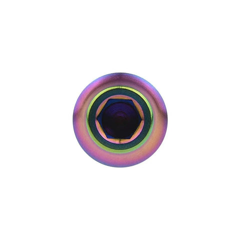 Colorful titanium bicycle bottle cage bolts with washers, M5x12mm