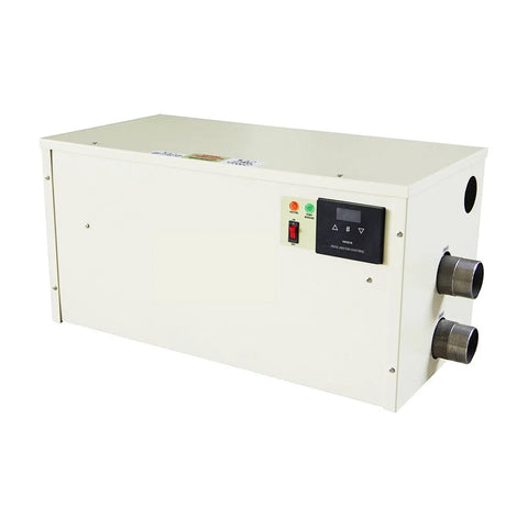 Premium 24Kw Electric Circulating Water Heater With Smart Digital Temp Controller built legit, on-off switch and control panel.
