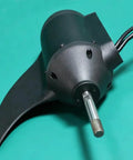Close-up of Underwater Thruster 24V To 48V 2500W Beast Mode Brushless Motor Kit for kayaks and RC boats, black propeller.