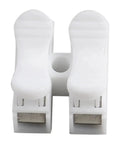 Front view of Easy Terminal Block Cable Clamp Kit With CH Spring Quick Wire Connectors for Simple Splicing and Tight Secure Joints