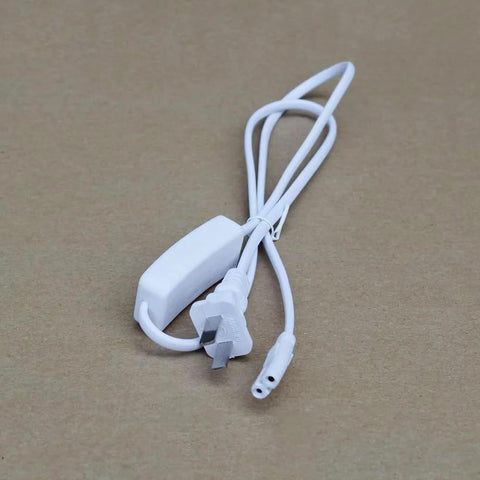 Two Pack T5 T8 Grow Light Power Cord With On Off Switch Five Foot US Plug Extension Cable