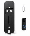 Heavy Duty Doorbell Backplate Replacement For Two Hole Video Doorbell Models with upgraded plastic mounting plate and sturdy metal lock clip.