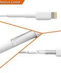 Heat Shrink Tubing Kit For Diy Cable Repair With Adhesive Lined White Tubing Shrink Ratio 3 To 1 Sizes 1/4 Inch 5/16 Inch 3/8 Inch Waterproof Wire Protector For Phone Cables And Electrical Wiring showing adhesive lining