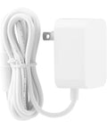 Power Cord For Hippo Clock Night Light And Sleep Sounds Machine, 5ft Barrel Style White AC Adapter Charger, UL Listed