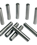 Quarter Inch By One And One Quarter Inch Dowel Pins 10 Pack, Metal Shelf Pegs For Shelves And Supports, precision ground steel pegs set