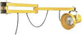 Heavy Duty Steel Dock Light With A 90 Inch Arm For Loading Docks, Handles PAR 38 Bulbs Up To 150W Or R40 Up To 300W, Spring Loaded