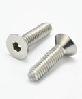 Two 50 Pcs 1/4-20 x 1 Flat Head Socket Cap Screws Countersunk Bolts in 304 Stainless Steel 18-8, 1 Inch Long with Allen Drive
