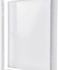 10 X 14 Inch White Steel Drywall Access Panel With Slick 145 Degree Swing Door for plumbing and electrical upgrades.