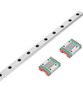 High Precision Linear Rail Guide 250mm Long 12mm Wide For Automatic Equipment 4 Point Load Bearing Slide Blocks With Lubrication System