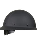 Side view of WolfJaw Fiberglass Full Brim Hard Hat With Wheel Ratchet For All Day Comfort ANSI Z89.1 Type 1 Class G 2200V Electrical Protection
