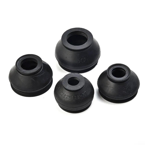 14x Ball Joint Rubber Boot Covers Track Rod End Kit With Tongue And Groove Fastening For Easy Drive Shaft Boot Replacement Multipack Pro Grade Flexible Lasting Protection For Full Lock Steering No Dismantling Required, black rubber boot covers