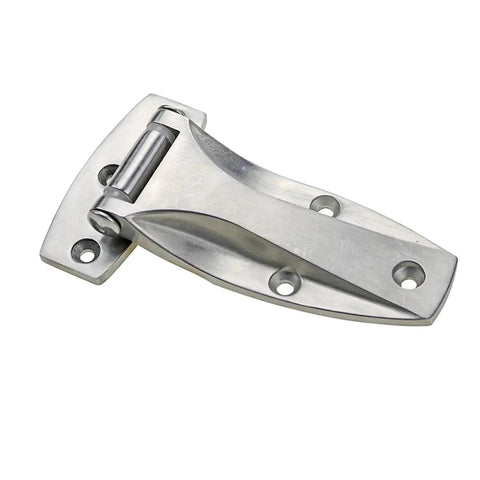 Heavy Duty Refrigerator And Container Door Hinges Crafted From 304 Stainless Steel Workhorse Grade solid hinge with rounded edges