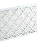 Pleated Air Filter 16x25x1 Wire-Backed MERV 8 Synthetic With Paperboard Frame For Home And Office, angled front view