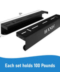 Overhead Garage Storage Rack System For Ceiling Tote Bins Heavy Duty Hanging Rails Metal Shelving with 100 lb capacity