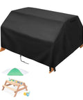 Heavy Duty Waterproof Kids Picnic Table Cover Fits 3 In 1 Wooden Sand And Water Table Sensory Table For Backyard Patio Or Lawn 39 Inch Square Keeps Sand And Water Messes In Check.