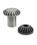 Two metal gears from Beveled Gears Set For KitchenAid Stand Mixers Beefed Up Replacement Kit Fits Classic UltraPower Heavy Duty Professional