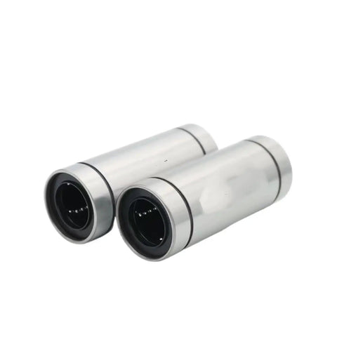 Beefed Up Linear Motion Bearing Extension Kit For LM6LUU LM8LUU LM10LUU And 12 To 50 LUU Sliding Rails For Smooth Easy Install And Long Lasting Performance With Low Friction And Quick Mount Design For Tough Workflows, silver dual linear bearings