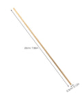 Two Brass Knife Pins For DIY Knife Handle Kits And Repairs showing dimensions, solid round dowel, corrosion resistance