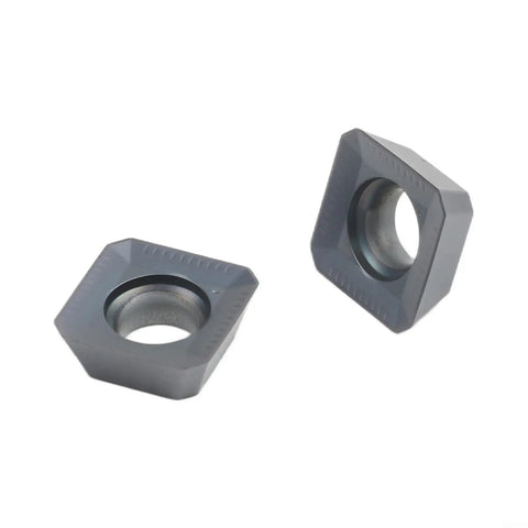 10 Pack Carbide Turning Inserts For Steel Cast Iron And Non Ferrous Metals Machining On Lathe And Milling Tools Holding With Easy Wrench Replacement For A Tough Workhorse With Long Tool Life And Lower Tooling Costs, two carbide inserts