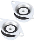 Heavy Duty Bell Shaped Shock Damper Mount For Car Generators Plus M10 Thread Vulcanized Rubber Buffer kit with galvanized steel plates.